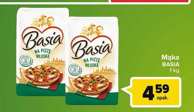 Mąka pszenna na pizzę włoską Basia promocje