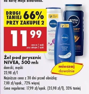 Żel pod prysznic Nivea creme care promocja