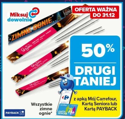 Zimne ognie promocja w Carrefour Market