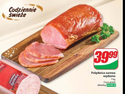 Polędwica surowa wędzona Agro rydzyna promocja