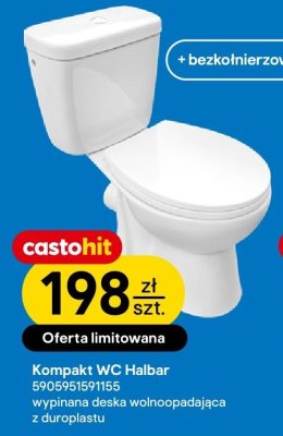 Kompakt WC Halbar promocja w Castorama