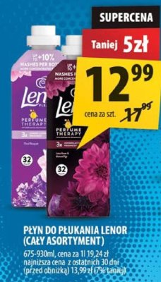 Płyn do płukania Lenor (cały asortyment) promocja w Arhelan