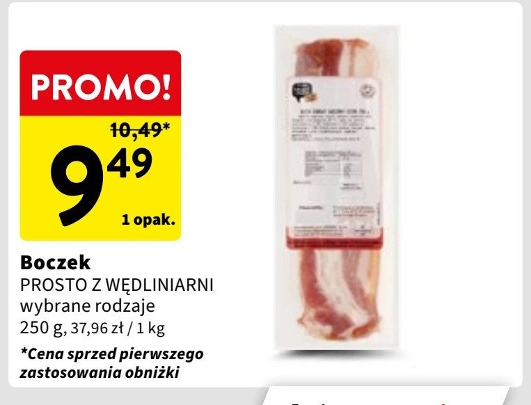 Boczek Prosto z wędliniarni promocja