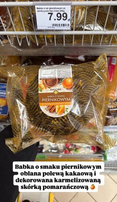 Babka o smaku piernikowym ze skórką pomarańczową  promocja w Dino