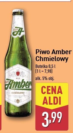 Piwo Amber chmielowy promocja