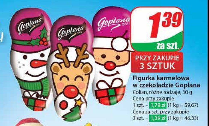 Figurka mikołaj Goplana promocja