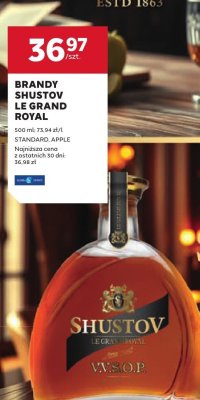 Brandy Shustov Le Grand Royal promocja w Stokrotka