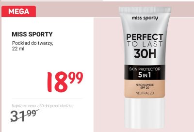 Podkład do twarzy Perfect to Last 30H promocja w Rossmann