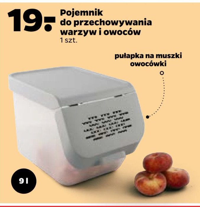 Pojemnik do warzyw i owoców 9 l promocja