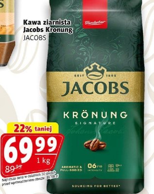 Kawa ziarnista Jacobs Kronung promocja w Prim Market