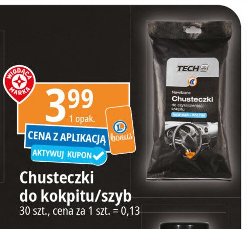 Chusteczki do czyszczenia kokpitu new car Tech9 promocja