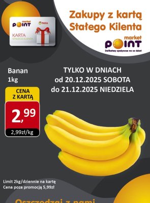 Banan promocja w Market Point