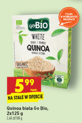 Quinoa biała Gobio promocja