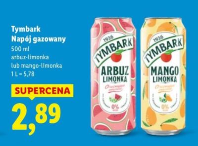 Napój gazowany mango-limonka promocja w Lidl