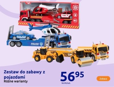 Zestaw do zabawy z pojazdami promocja w Action