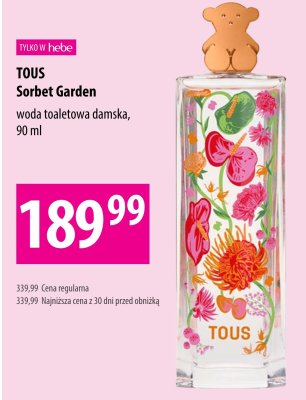 Woda toaletowa damska Sorbet Garden promocja w Hebe