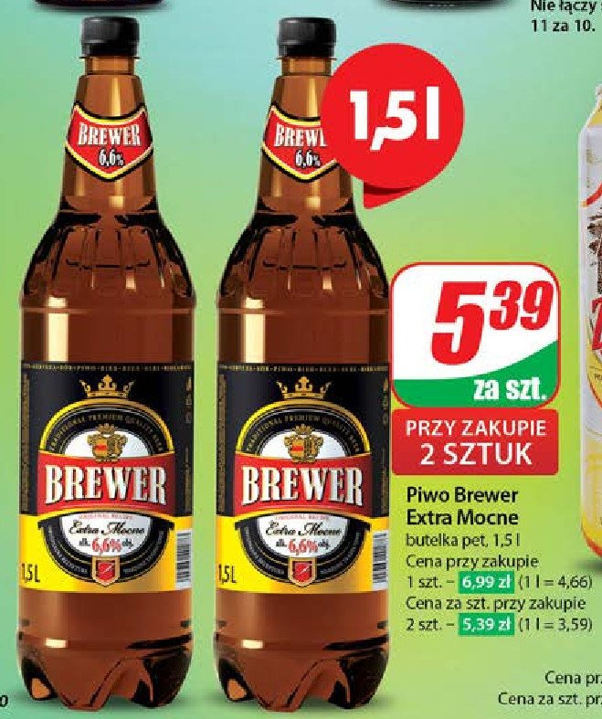Piwo Brewer extra mocne promocja