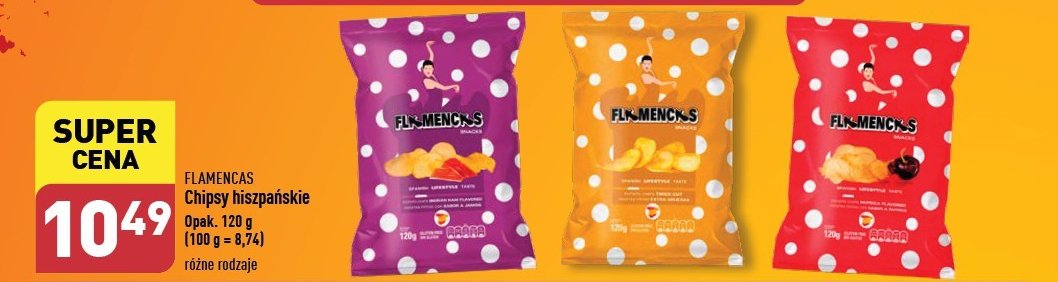Chipsy ziemniaczane Flamencas promocja