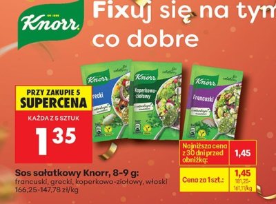 Sos sałatkowy grecki promocja w Biedronka