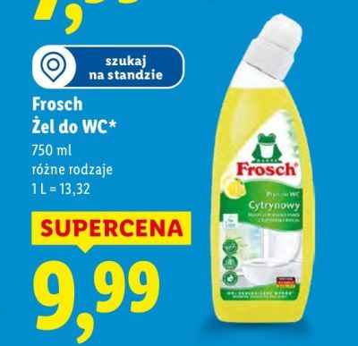Żel do WC Frosch cytrynowy promocja w Lidl