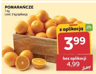 Pomarańcze 1 kg promocja w Stokrotka