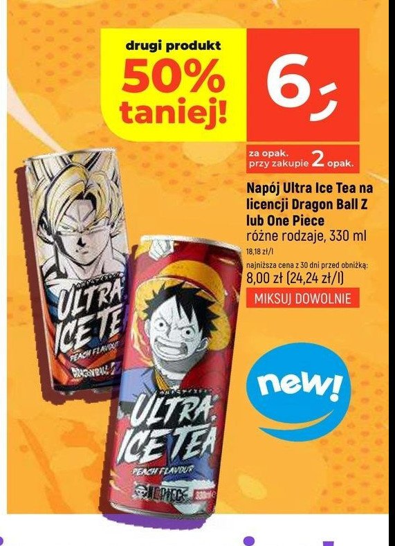 Napój dragon ball Ultra ice tea promocja w Dealz