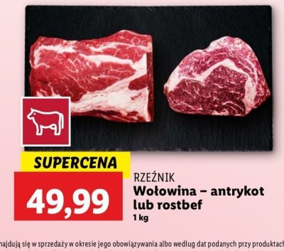 Stek z antrykotu wołowego Rzeźnik codzienna dostawa promocja