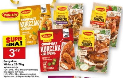 Sosy Winiary, różne rodzaje, 28-70 g promocja w Twój Market