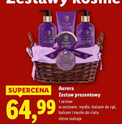 Zestaw prezentowy Aurora promocja w Lidl