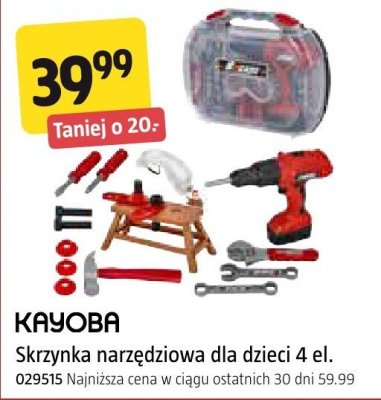 Skrzynka narzędziowa dla dzieci KAYOBA 4 el. promocja w Jula