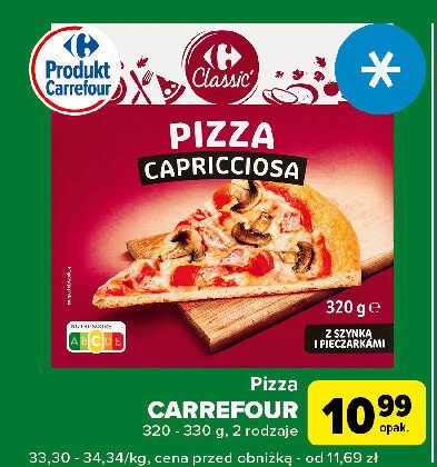 Pizza capricciosa Carrefour classic promocja