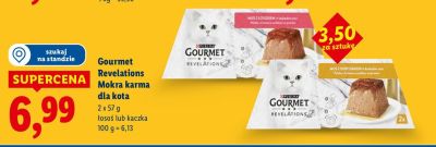 Karma dla kota Gourmet Revelations mokra promocja w Lidl