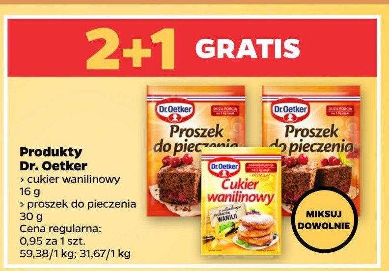 Proszek do pieczenia Dr. oetker promocja