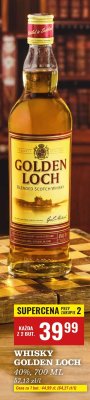 Whisky Golden Loch 40% 700 ml promocja w Biedronka