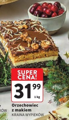 Orzechowiec z makiem KRAINA WYPIEKÓW promocja w Intermarche