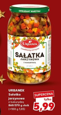 Sałatka jarzynowa z kukurydzą Urbanek promocja w Kaufland