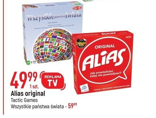 Wszystkie pa艅stwa 艣wiata Tactic promocja