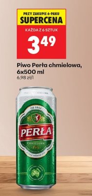 Piwo Perła chmielowa promocja w Biedronka