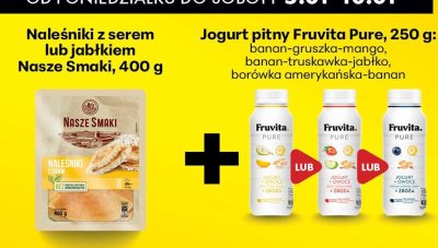 Naleśniki z serem Nasze Smaki 400 g promocja w Biedronka