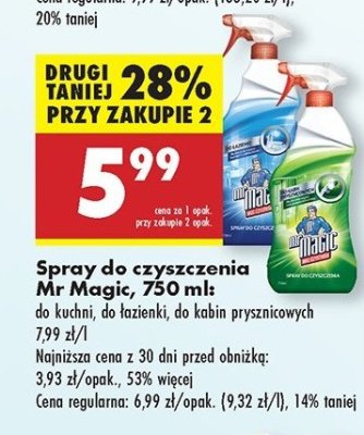 Spray do kuchni Mr magic promocja