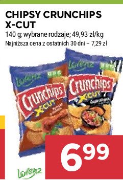 Chipsy falafel Crunchips x-cut Crunchips lorenz promocja