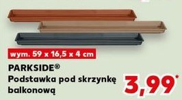 Podstawka pod skrzynk臋 balkonow膮 59 x 16.5 x 4 cm Parkside promocja