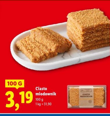 Ciasto miodownik promocja w Lidl