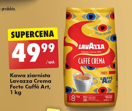 Kawa forte art Lavazza caffe crema promocja