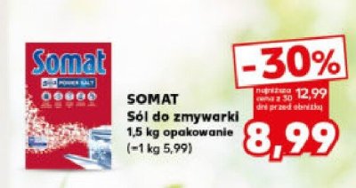 Sól do zmywarki 1,5 kg Somat promocja w Kaufland