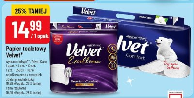 Papier toaletowy Velvet promocja w POLOmarket