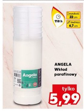 Wkład parafinowy 110 h Angela promocja