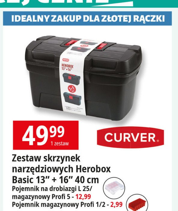 Skrzynka herobox basic 13" + 16" Keter promocja