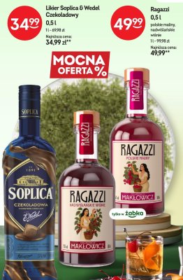 Wino Ragazzi 0,5l polskie maliny, nadwiślańskie wiśnie promocja w Żabka