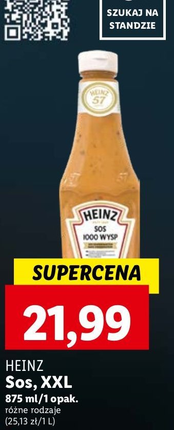 Sos 1000 wysp Heinz promocja